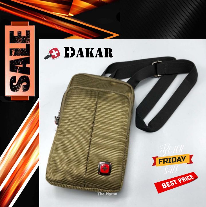 กระเป๋าผ้าหยาบ-dakar-0610-ใบใหญ่-ร้อยเข็มขัด-พร้อมสายสะพาย-ซิปเคลือบ-สุดเท่-ผลิตจากผ้า-ไนลอน-อย่างดี-จัดส่งรวดเร็วทันใจ