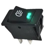 12V รถเรือเรือสำหรับไฟ LED Rocker สวิทช์ Dash Dashboard สีเขียว4 Pin ใหม่