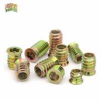 Hot Selling 10Pcs M6 M8 M10 Steel Metal Hexagon Hex Socket Drive Head Embedded Insert Nut E-Nut For Wood Furniture Inside And Outside Thread