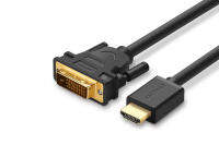 ที่มีคุณภาพสูง HD เพื่อ DVI อะแดปเตอร์ HDMI เข้ากันได้กับ DVI 24 1เคเบิ้ลวิดีโออะแดปเตอร์ Full HD 4พัน1080จุดสำหรับ PC HD DVD จอแอลซีดี