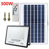 LED solar spotlight outdoor Split Wall Lamp 300W Waterproof Remote Control Street light For Garden powerful Security flood light