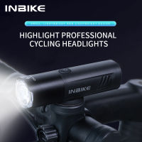 Inbike ไฟหน้าจักรยาน LED 6 โหมด ชาร์จ USB กันน้ํา อุปกรณ์เสริม สําหรับจักรยานเสือภูเขา