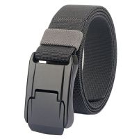 New Stretch Belt For Men and Women Hard Alloy Quick Release Buckle Strong Real Nylon Unisex Elastic Belt Overalls Work Belt