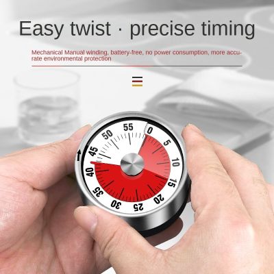 1pc Visual Timer Mechanical Countdown Timers Kitchen Timer Classroom Teaching Clock For Teaching Meeting Cooking Working