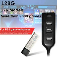 128GสำหรับPS1 MINI crackhead PackสำหรับPlayStation Built-in 7000 Games Game Enhancer