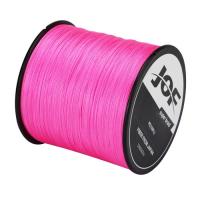 JOF เอ็นตกปลาถัก8เส้นมัลติฟิลา PE 300ม.-1000ม. สีส้ม20ถึง100LB สายเอ็นตกปลา DYX3824น้ำเค็มลวดสายการประมงลอยที่แข็งแรงมาก