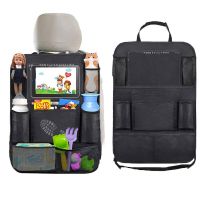 Auto Organizer Car Seat Back Multi-Pocket Storage Bag Tablet Holder Automobiles Interior Accessory Stowing Tidying Bag