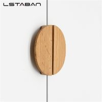 ۩✹™ One Pair Kitchen Cabinet Door Wood Knobs Wardrobe Shoe Cupboards Drawer Semicircle Pulls Dressing Table Wooden Furniture Handles