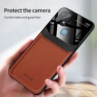 Luxury Original Leather Shockproof A15 back Cover A 15 Silicone Frame Coque