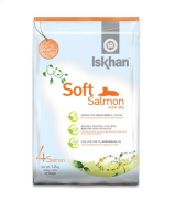 [ส่งฟรี] Iskhan Soft Salmon Semi Moisture อีสคาน ซอฟท์ แซลมอน อาหารสำหรับสุนัขอายุตั้งแต่ 1 ปีขึ้นไป ขนาด 1.2 กิโลกรัม rch-1