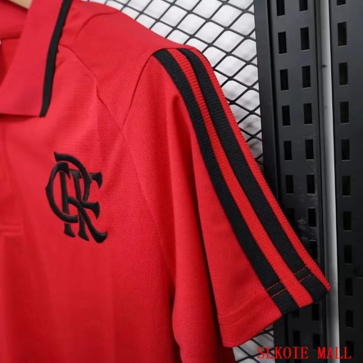 ฟลาเมงโกชุดเจอร์ซีย์สีแดง23-24คุณภาพสูงรุ่นพัดลมเสื้อแข่งฟุตบอล