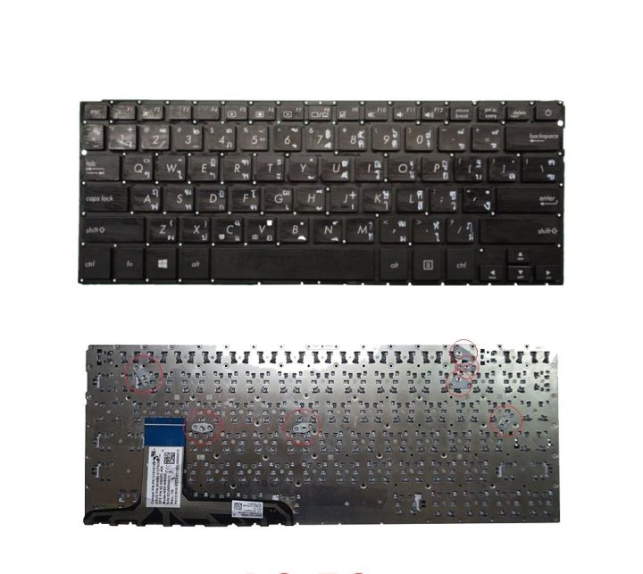 asus-keyboard-ภาษาอังกฤษ-ไทย-สำหรับรุ่น-zenbook-ux303-ux303la-ux303ln