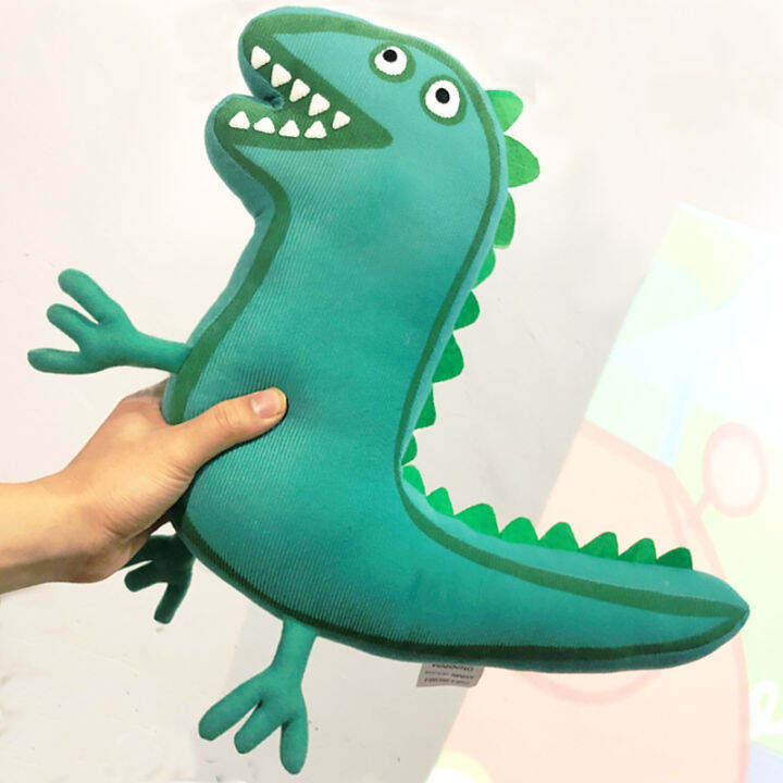 hot-georges-dinosaur-plush-toy-แบบเดียวกับ-mr-doll-peppa-pig-ตุ๊กตาพลาสติก-ragdoll-หมอนนอน