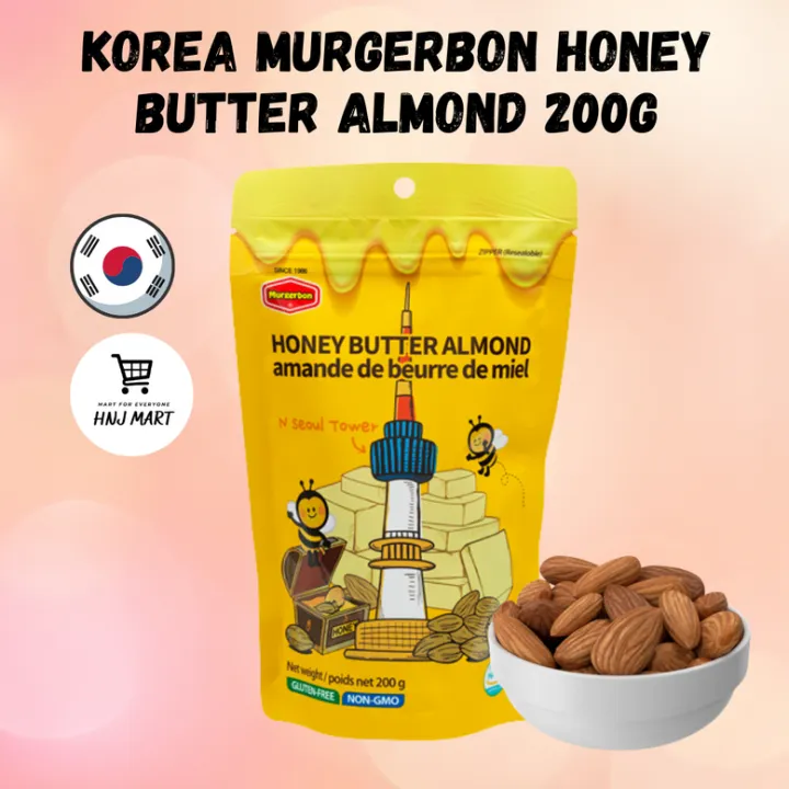 Korea Murgerbon Honey Butter Almond 200g Lazada