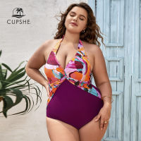 CUPSHE ขนาดบวกคอวี H Alter เปลือย One P Iece ชุดว่ายน้ำสำหรับผู้หญิงขนาดใหญ่4XL Monokini ชุดว่ายน้ำ2023ชายหาดชุดว่ายน้ำ