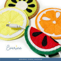 ⭐️ EVERINE ⭐️ - HELLO, FRUITS ? ที่เก็บสายชาร์จ/หูฟัง CORD ORGANIZER