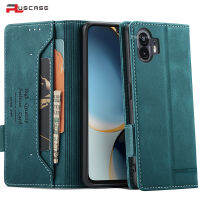 PlusCase สําหรับ Nothing Phone (2) Phone (1) เคส หัวเข็มขัดพลิก PU หนังกระเป๋าสตางค์ ผู้ถือบัตรเครดิต ฝาครอบกันกระแทก