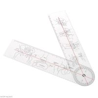 ไม้บรรทัดมุม Goniometer เครื่องมือศัลยกรรมกระดูก4XFD พลาสติก