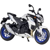 GSX-S750รถซูซูกิโมเดลโมเดลมอเตอร์ไซค์อัลลอย ABS,แบบจำลองถนนโลหะหล่อของเล่นโมเดลรถจักรยานยนต์ของขวัญสำหรับเด็ก