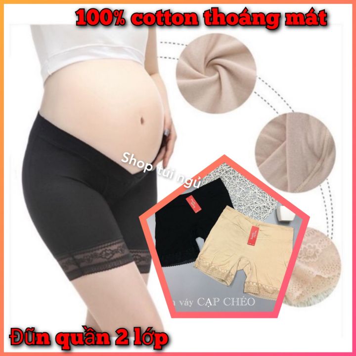 Quần mặc trong váy bầu loại1,vải mịn quần mặc váy bầu cotton đẹp ...