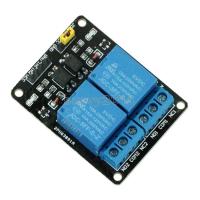 บอร์ดโมดูลรีเลย์2ช่องสัญญาณ5V พร้อมออปโต้คัปเปลอร์สำหรับ Arduino 8051 Avr Pic Dsp แขน Msp430 Ttl Logic Ac 250V 10a Dc 30V