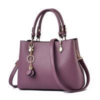 Fashion style handbag women fall 2021 new PU leather handbag atmosphere in Europe and the single shoulder inclined shoulder bag