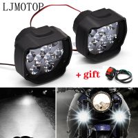 6/9 LED Motorcycle Headlight Fog Driving Lights Front Head Auxiliary Lamp For Ducati 400 620 695 696 796 821 797 MONSTER 748 916