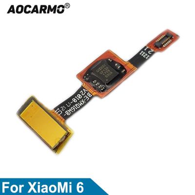 Aocarmo สําหรับ XiaoMi 6 mi 6 mi6 ปุ่มโฮม Touch ID ลายนิ้วมือ Sensor Flex Cable อะไหล่