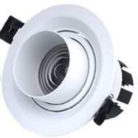 Dimmable Recessed LED Downlights 6W 9W 12W 15W 18W 20W 24W Epistar Chip COB Ceiling Spot Lights AC85~265V Background Lamps