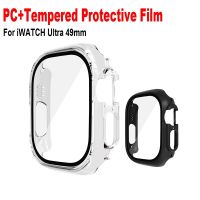 กระจก + เคสสำหรับนาฬิกาอัลตร้า49มม. Casing PC ปกป้องหน้าจอกันรอย Iwatch ขนาด8 49มม. ฝาครอบป้องกัน