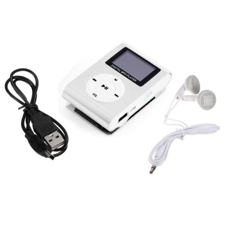 Mini USB MP3 Music Player Digital LCD Screen Support 32GB TF