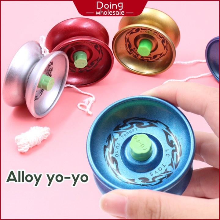 Doing Aluminum Alloy Magic Yoyo Competition Yoyo with Spinning String