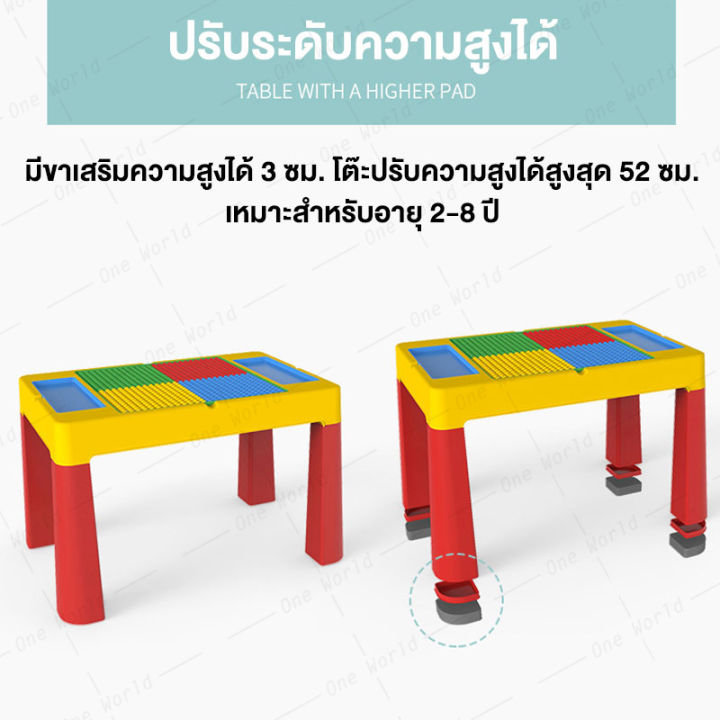 ชุดโต๊ะเก้าอี้ตัวต่อ-ชุดโต๊ะเก้าอี้2in1-learning-desk-โต๊ะตัวต่อ-diy-block-โต๊ะตัวต่อ-บล็อคตัวต่อ-เสริมพัฒนาการ-โต๊ะ1-เก้าอี้2-โต๊ะเรียนหนังสือเด็ก
