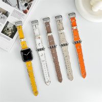 【Hot Sale】 The new creative butterfly leather strap is suitable for applewatch8 apple watch iwatch765432/SE