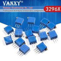 ◎♂◑ 10pcs 3296 3296X series resistanceohm Trimpot Trimmer Potentiometer 1K 2K 5K 10K 20K 50K 100K 200K 500K 1M ohm 100R 200R 500R