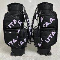 รุ่นใหม่ UTAA กระเป๋ากอล์ฟ 2023golf ขาตั้งสีลายตัวอักษร unisex กระเป๋าโรลเลอร์สเก็ต