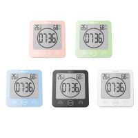 【YD】 Digital Wall Temperature Humidity Countdown Timer Watches Shower Hanging Alarm Clocks