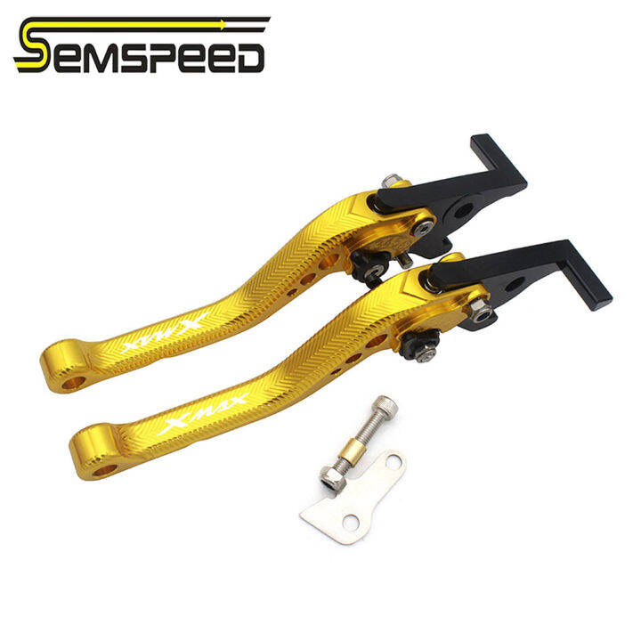 SEMSPEED 3D Adjustable Short Brake Clutch Handle Lever with Parking