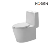 MOGEN MO75-HP โถสุขภัณฑ์ชิ้นเดียว ฝา Slow Close สีขาว (High P-Trap)