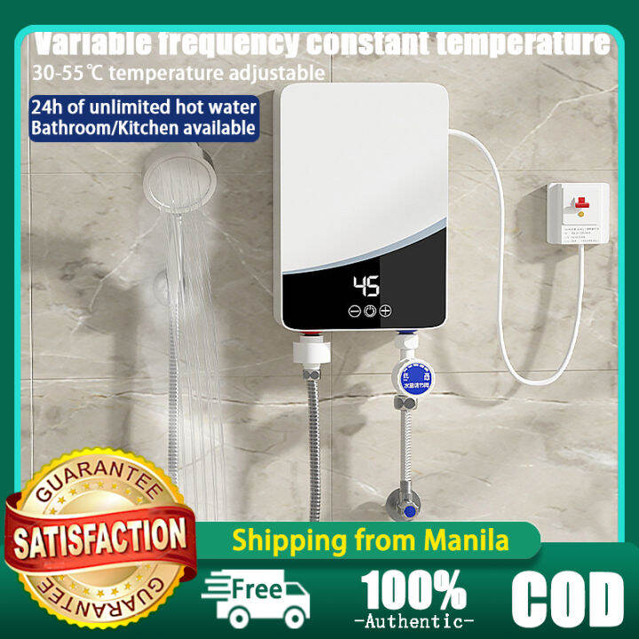 5500W power adjustable speed thermoelectric water heater bathroom
