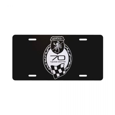 Fiat Abarth Car Pattern 6inX12in Metal car license plate decoration