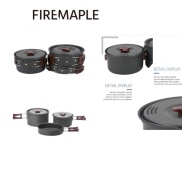 Bộ Nồi Chảo Nấu Ăn 3 Trong 1 Fire Maple FMC-202 Gọn Nhẹ cho Cắm Trại