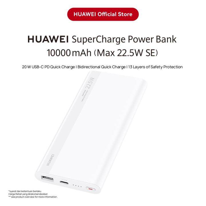 HUAWEI SuperCharge Power Bank 10000 mAh (Max 22.5W SE) Lazada Indonesia