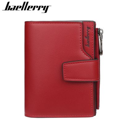 [COD] 2021 new baellerry womens short version multi-card zipper buckle coin purse female