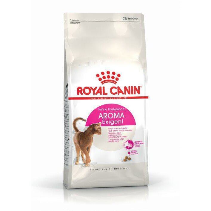royal-canin-aroma-exigent-cat-food-อาหารแมว-สำหรับแมวโต-ช่างเลือก-ที่ชอบอาหารที่มีกลิ่นหอม-อายุ-1-ปี-400-กรัม