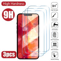 ◆ 3PCS tempered glass for iphone 14 13 12 11 Pro max screen protector on iphone 13 12 mini 8 7 6 6s plus X XR XS max SE 2020 glass