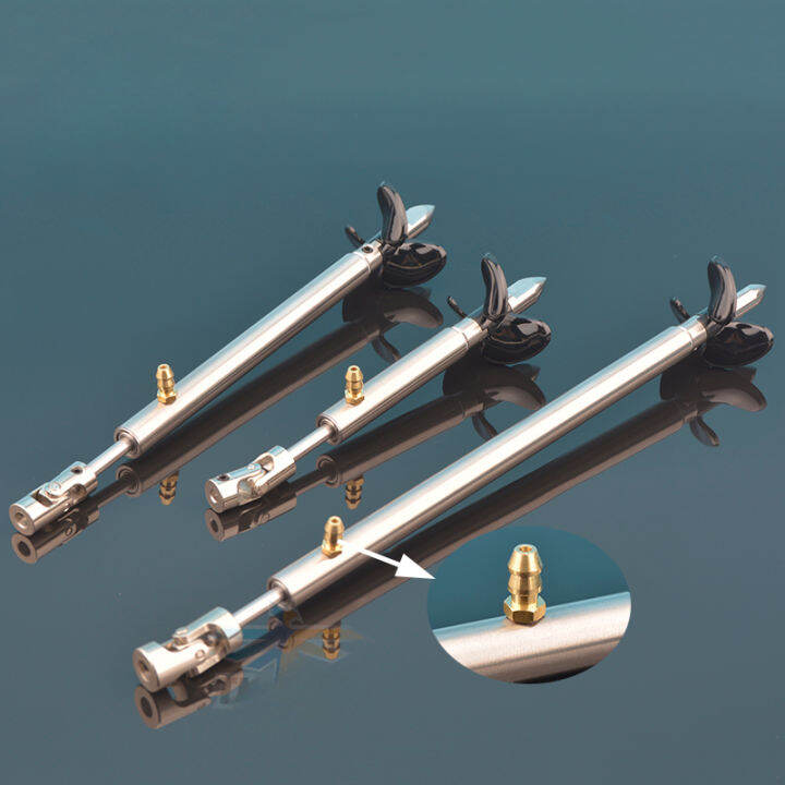 Rc Boat 4mm Boat Shaft Drive Shaft + Cardan Joint + 3 Blades Propeller + Shaft Sleeve With