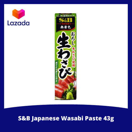 S&B Japanese Wasabi Paste 43g Lazada PH