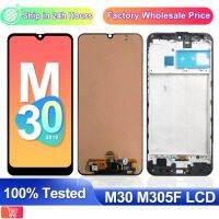 ZZOOI 100% Test For Samsung Galaxy M30 LCD Display Touch Screen Digitizer Assembly with Frame For SM-M305F SM-M305FN SM-M305G SM-M305M