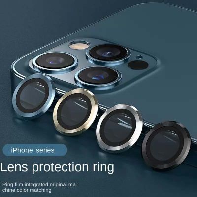 Camera Lens Protection Glass for iPhone 14 13 12 11 Pro Max Lens Metal Ring Protector On iPhone 12 13 Mini 14Plus 14Pro Max Film